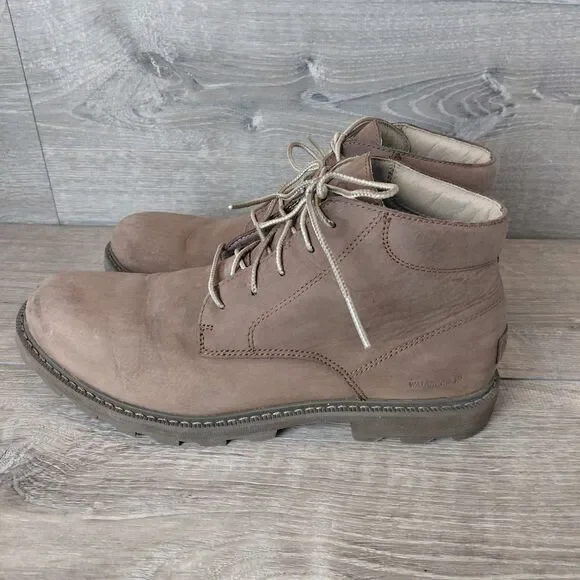 Sorel Madson II Chukka Boots Mens Size 10 Brown Suede Leather Waterproof Lace Up